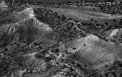 Ghost Ranch Badlands BW